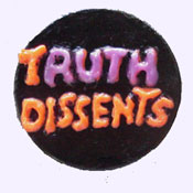pin-on button Truth Dissents