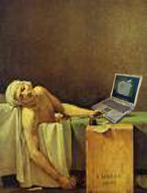 David's the Death of Marat, re-done with Powerbook.