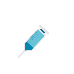 vaccination syringe (animated)