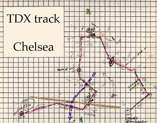 Diagram of Chelsea's sucessful TDX track.